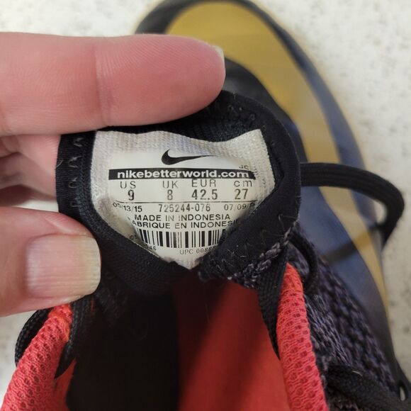 Nike Men's Mercurial X Pro IC Black Indoor Soccer Sneakers Shoes US Size - Picture 3 of 8